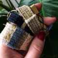 BRACELET LINEN BRIGHT GOLD + DARK GOLD