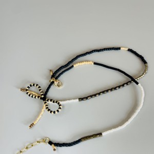 Nasszyjnik GELATO choker z kokardką 