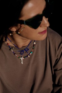 Nasszyjnik GELATO choker z kokardką 