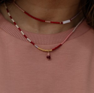 Naszyjnik ALFAMA CALMA zapinany, ROSE 