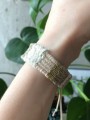 BRACELET LINEN BRIGHT GOLD